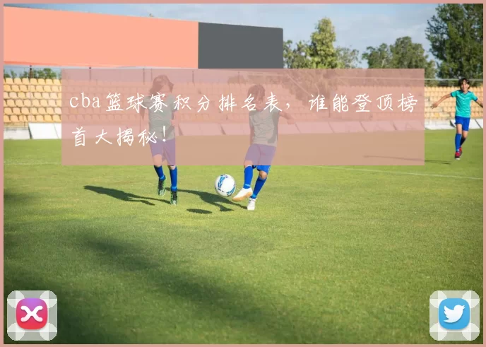 cba篮球赛积分排名表，谁能登顶榜首大揭秘！